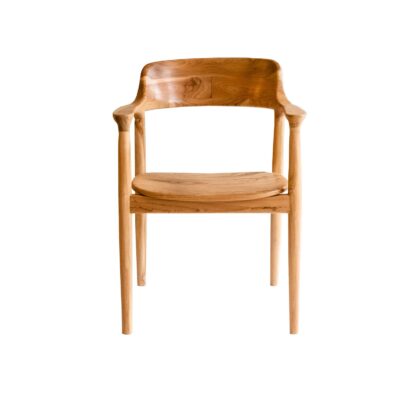 aida teak wood dining chair
