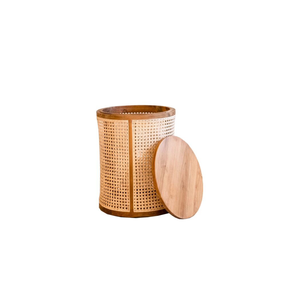 rattan singapore stool storage