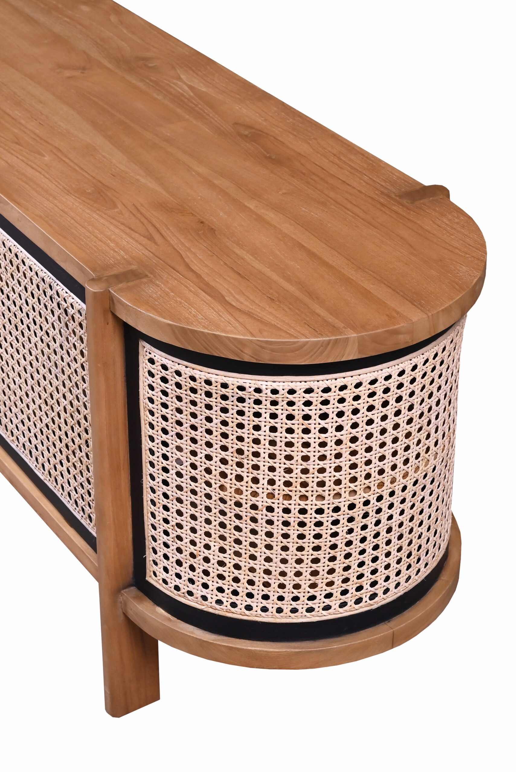 close-up-side-view-cyan-tv-console-teak-wood-furniture A Close Up Side View of CYAN TV Console Teak Wood Furniture
