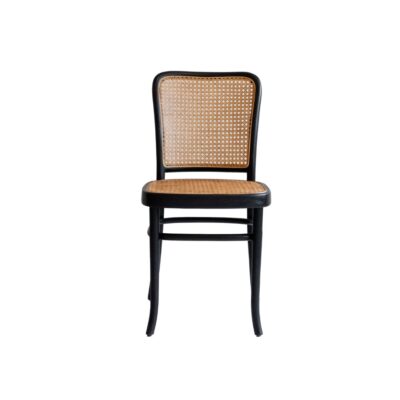 black denis rattan dining chair
