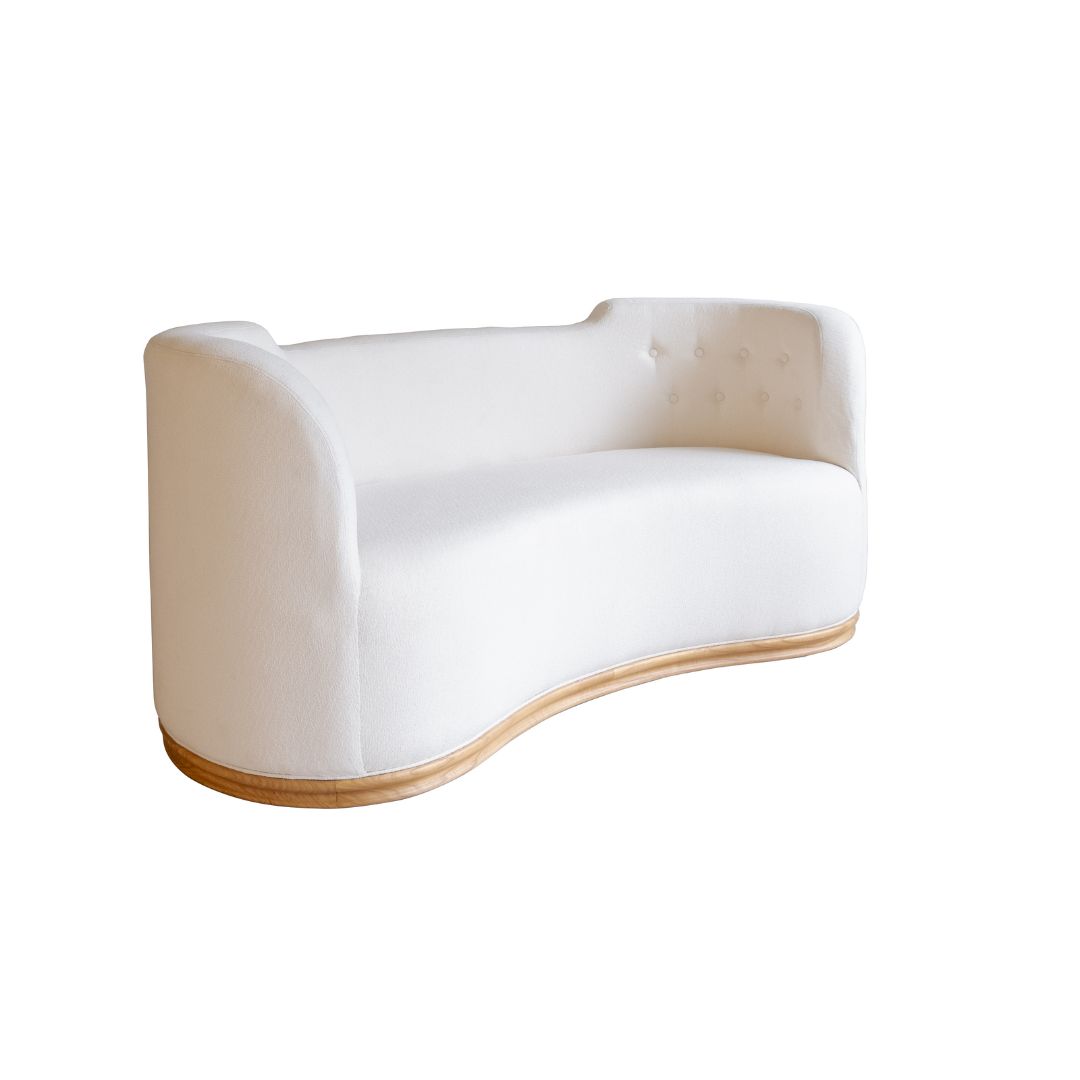 elsa 2 seater sofa side view