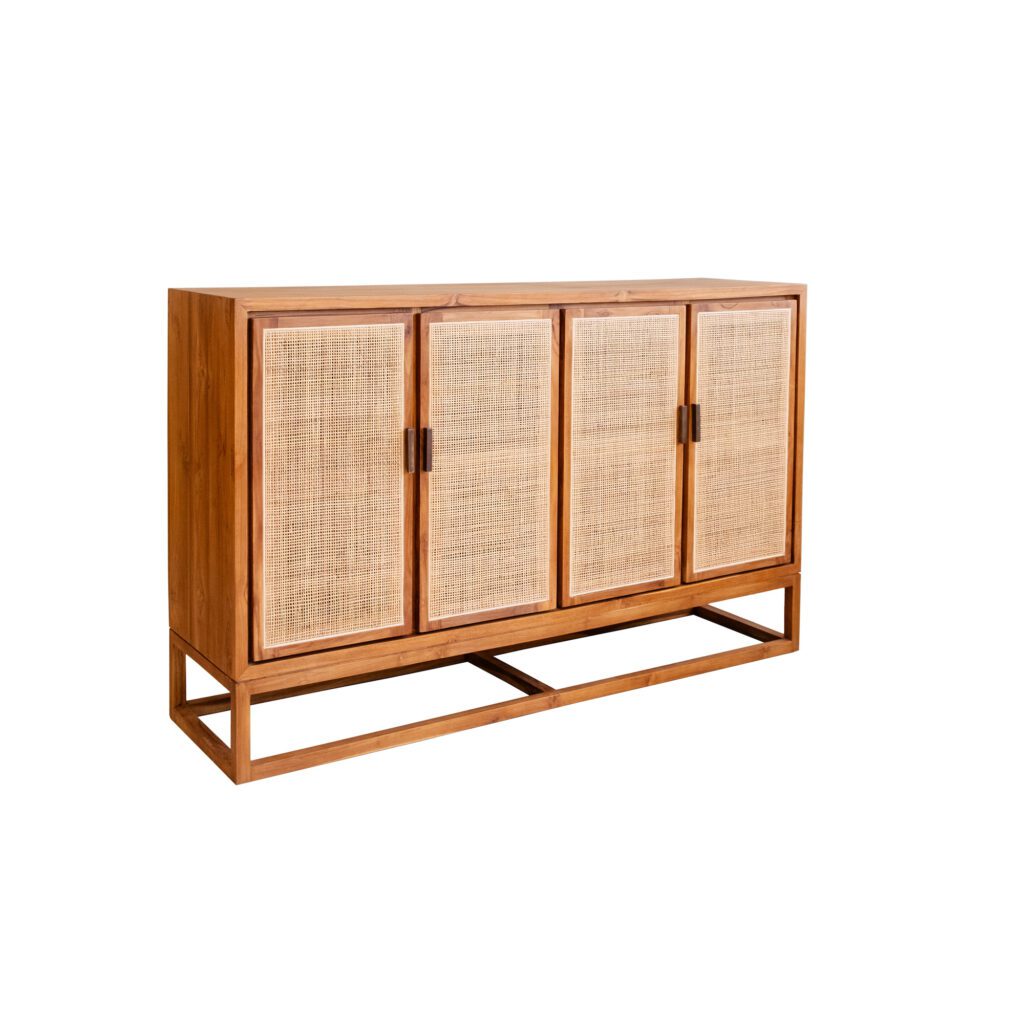 owen rattan sideboard