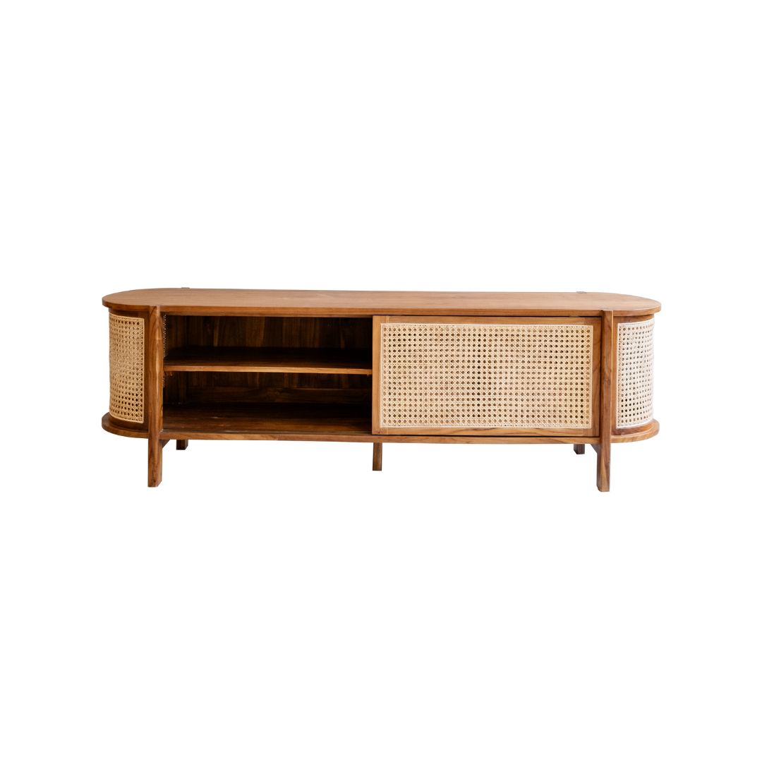 teak-wood-furniture-isa-rattan-tv-console-open-left-view teak wood furniture isa rattan tv console open left view