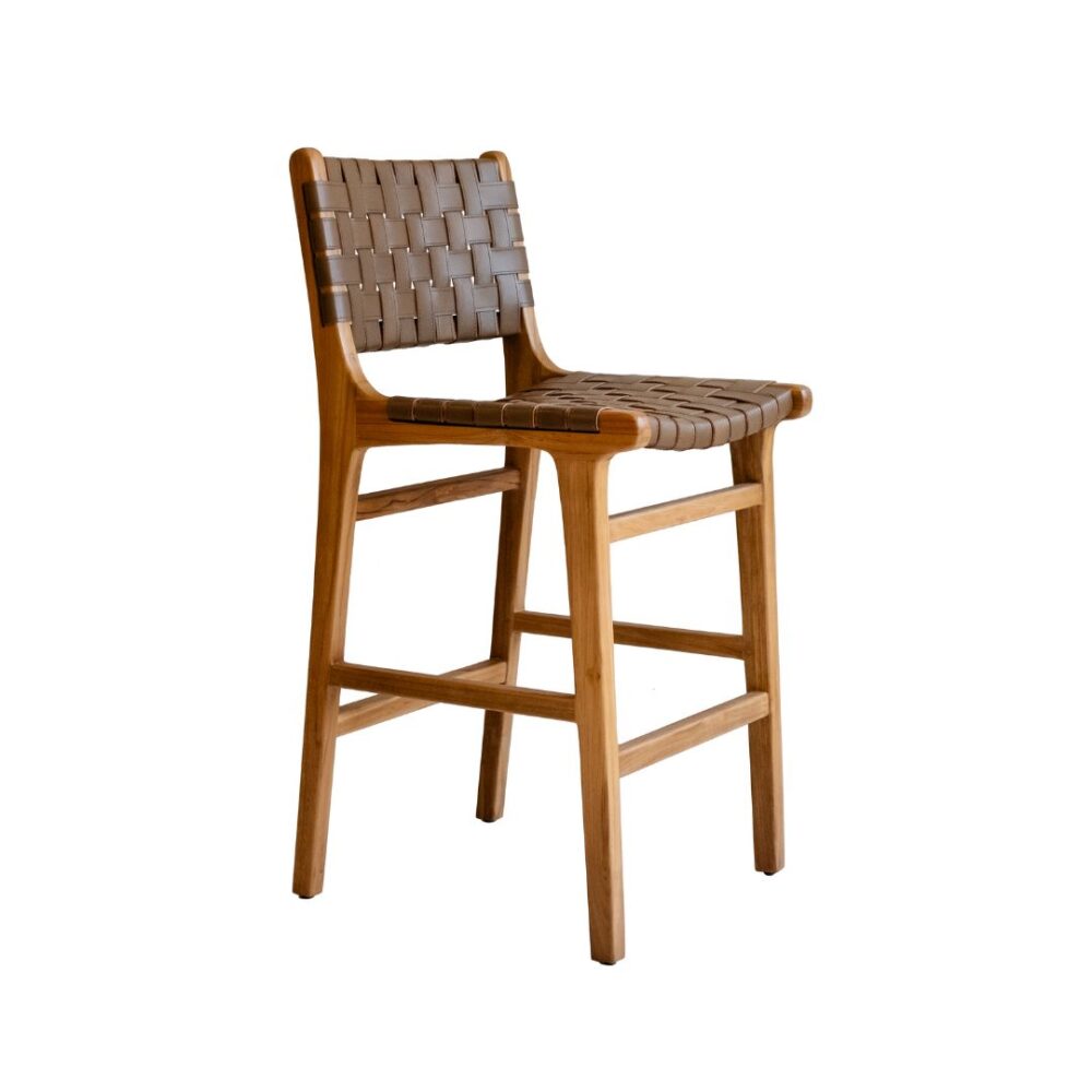 teak wood kimora bar chair