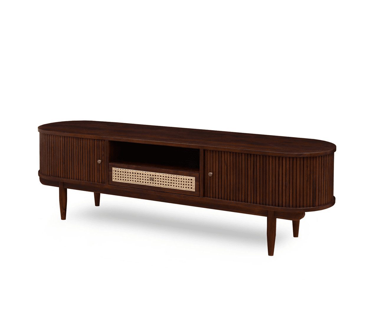 brown wood tv console tv table console teak wood