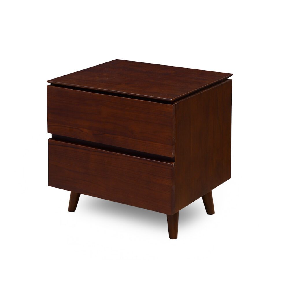 bedside table bedroom solid walnut