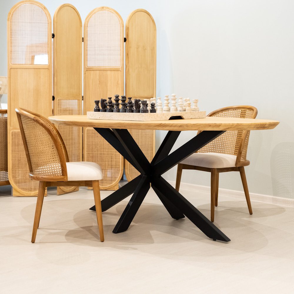 teak wood melanie dining table