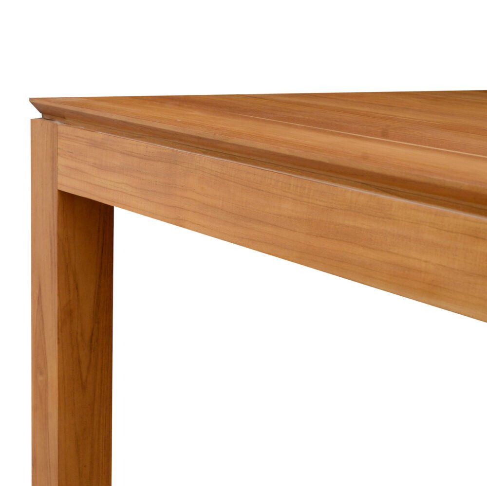 Teak dining table solid wood