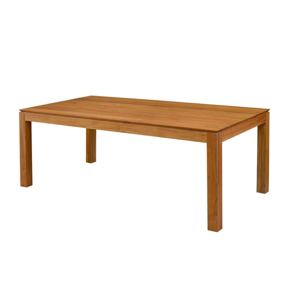 Teak dining table solid wood