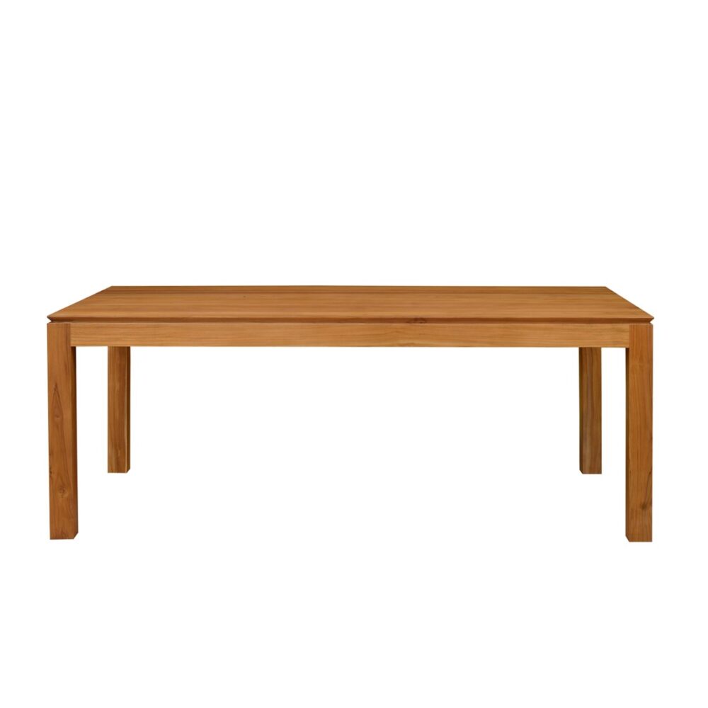 Teak dining table solid wood