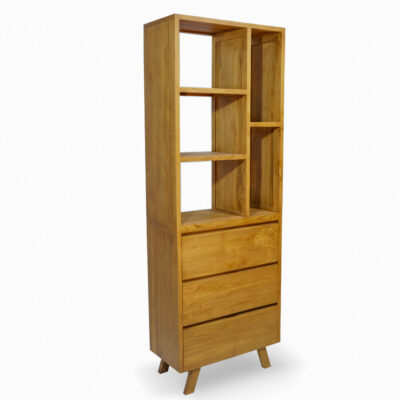 teakwood irene bookcase