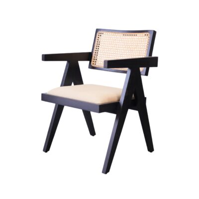 briel dining chair black colored