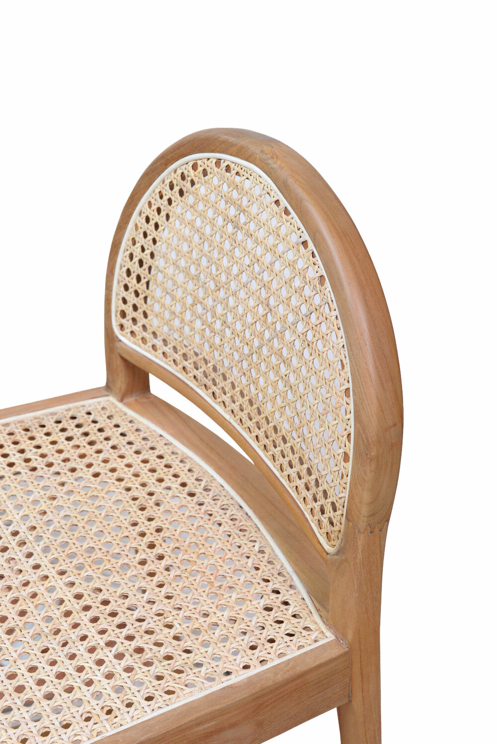 close up view of devina bar chair