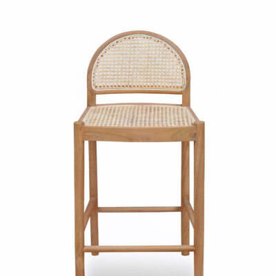 front view of devina bar chair