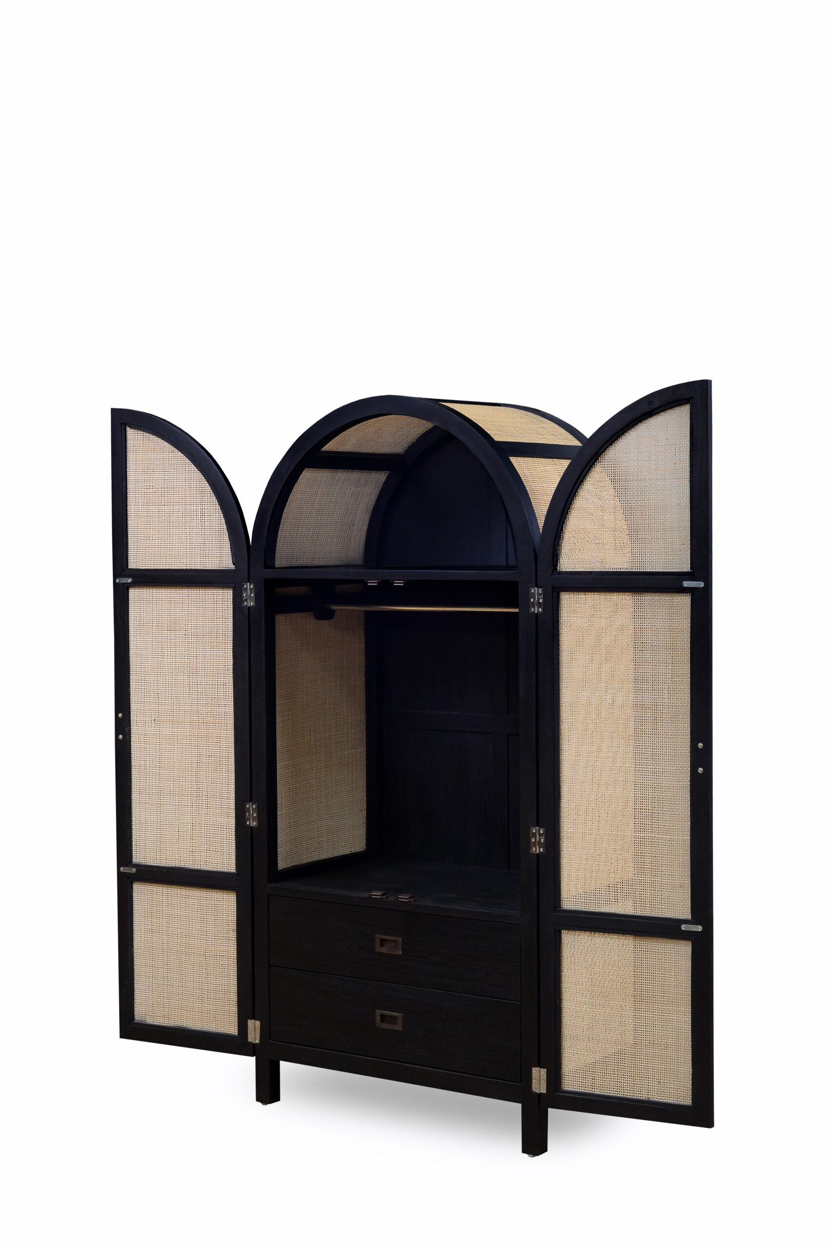 DSC_1536 copy copy view of audrey wardrobe black variant with open doors