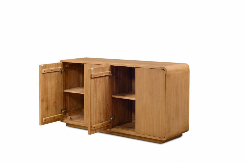 view of simon sideboard with open doors