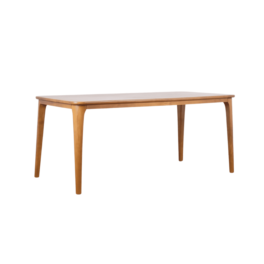 angled view of bryan dining table