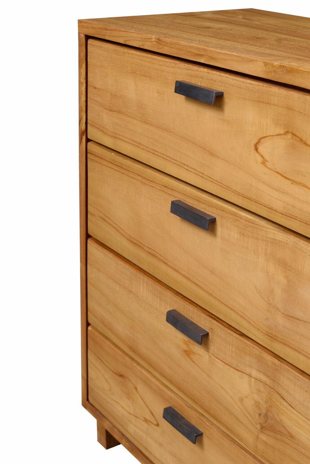 close up of sonia chest with four drawers