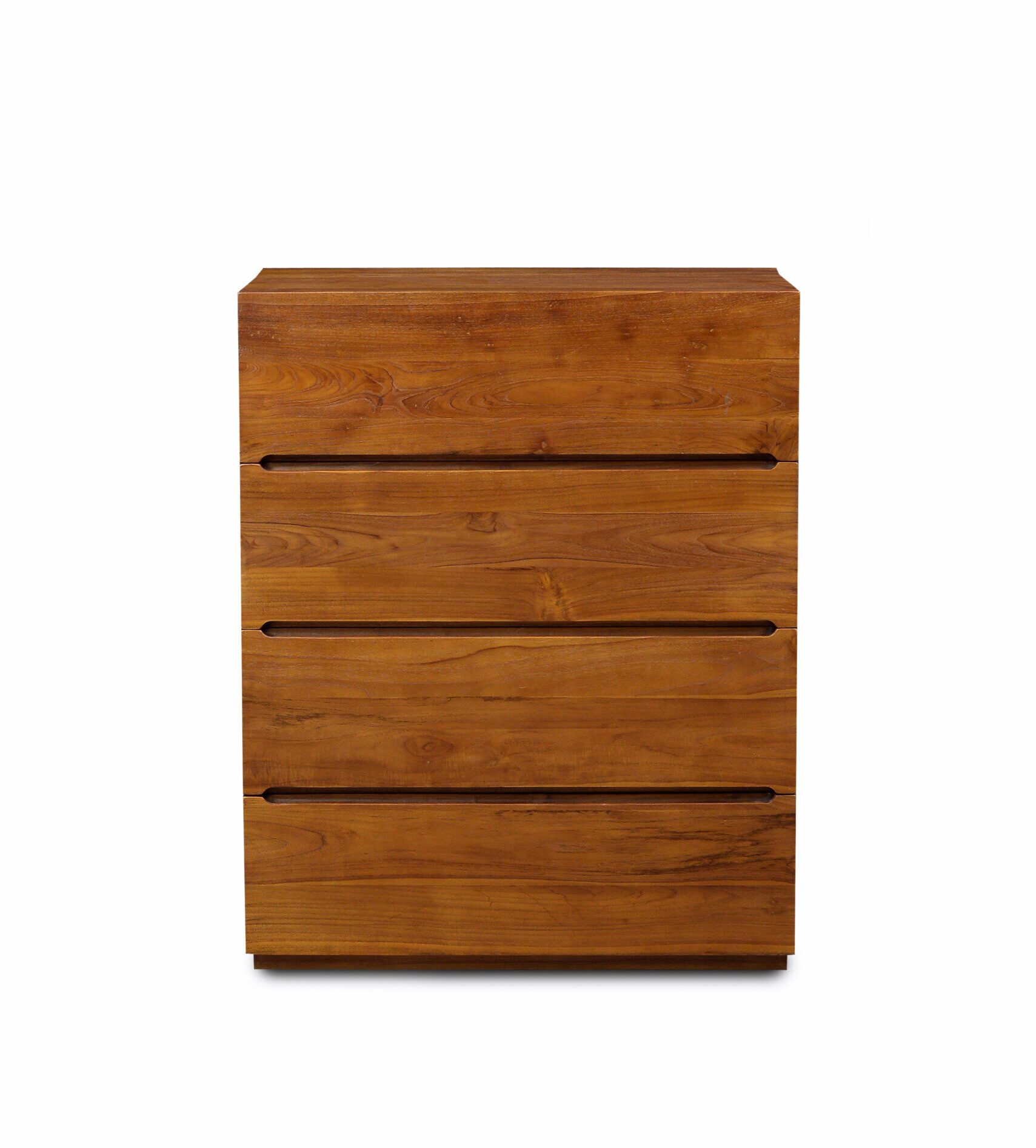 front view of leslie chest of four drawers