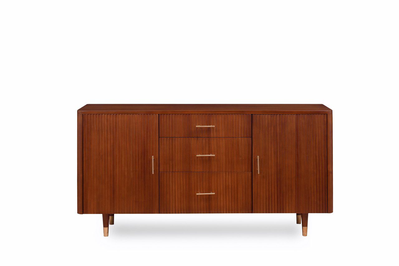 David Fluted Sideboard Teak Wood