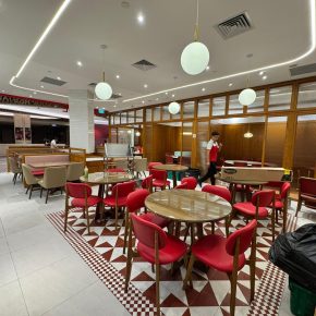 interior of chinese restaurant